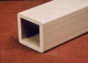 Tubo Cuadrado de fibra de vidrio